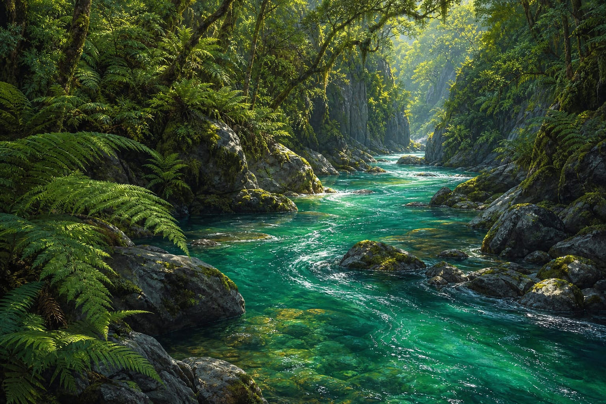 Green Design Wallpaper Mural product view