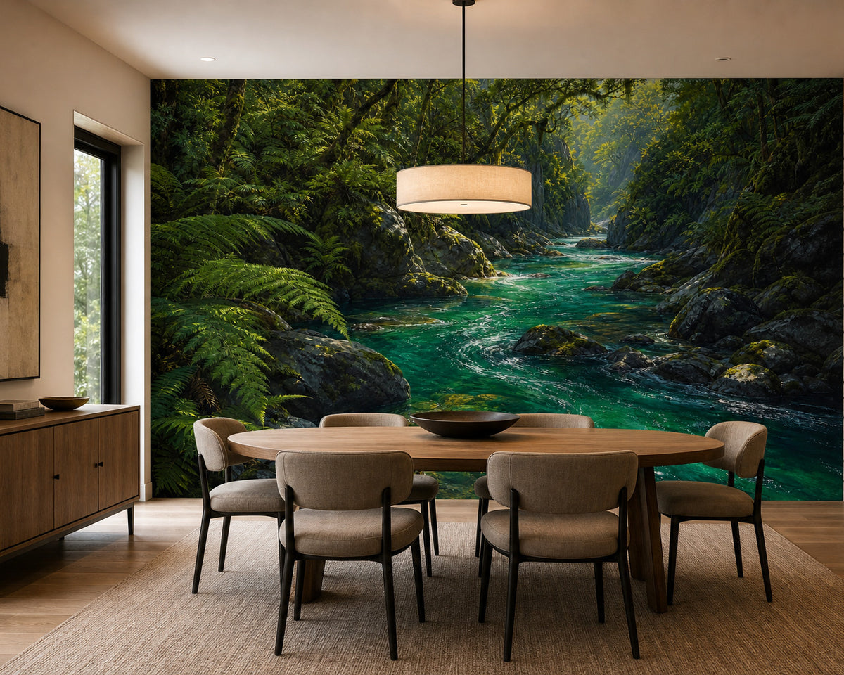 Green Design Wallpaper Mural product view