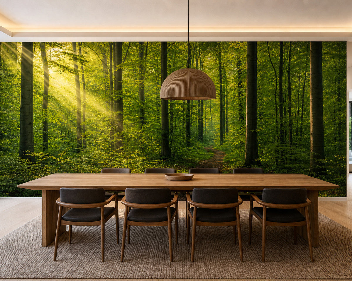 Green Design Wallpaper Mural product view