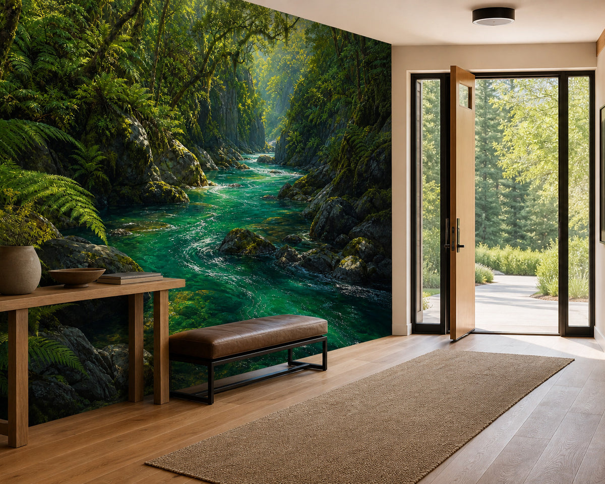 Green Design Wallpaper Mural product view