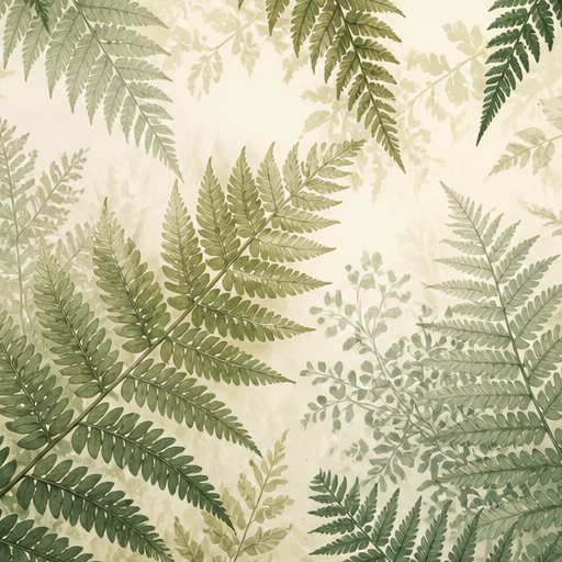 Green Fern Wallpaper Mural product view