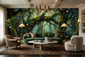Enchanted Firefly Forest Wallpaper Mural