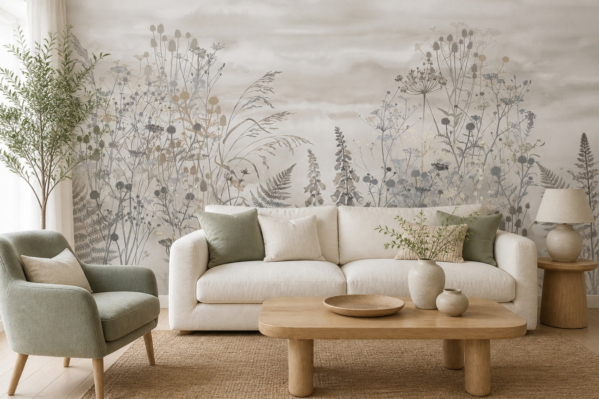 green floral vintage jungle wallpaper living custom stick on non woven vinyl removable
