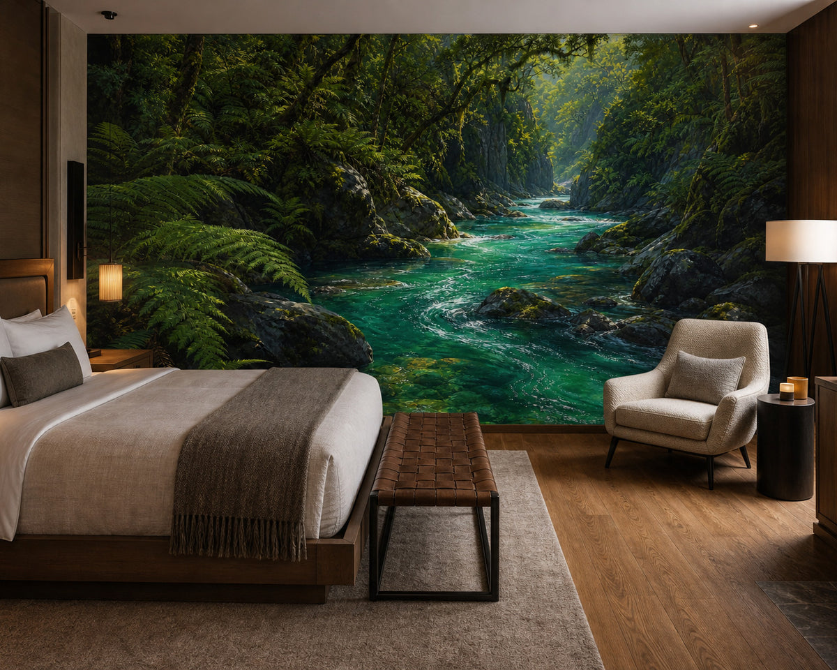 Green Design Wallpaper Mural product view