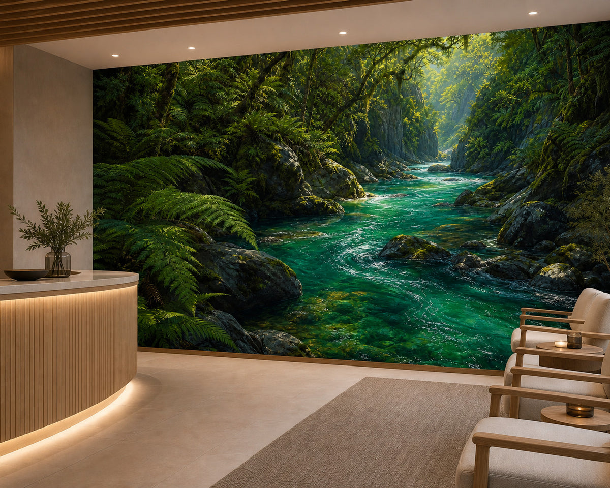 Green Design Wallpaper Mural product view