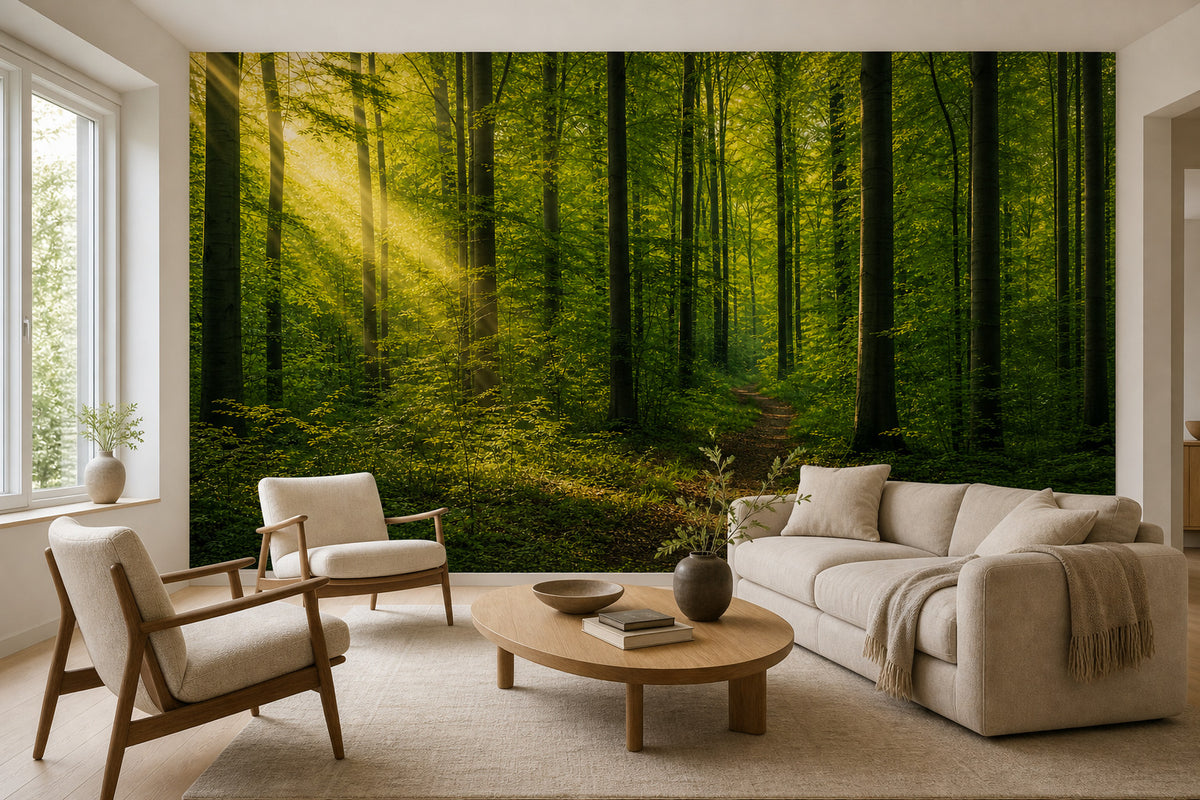 Green Design Wallpaper Mural product view