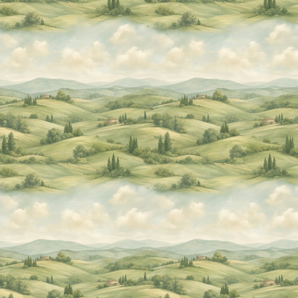Green Rolling Wallpaper Mural product view