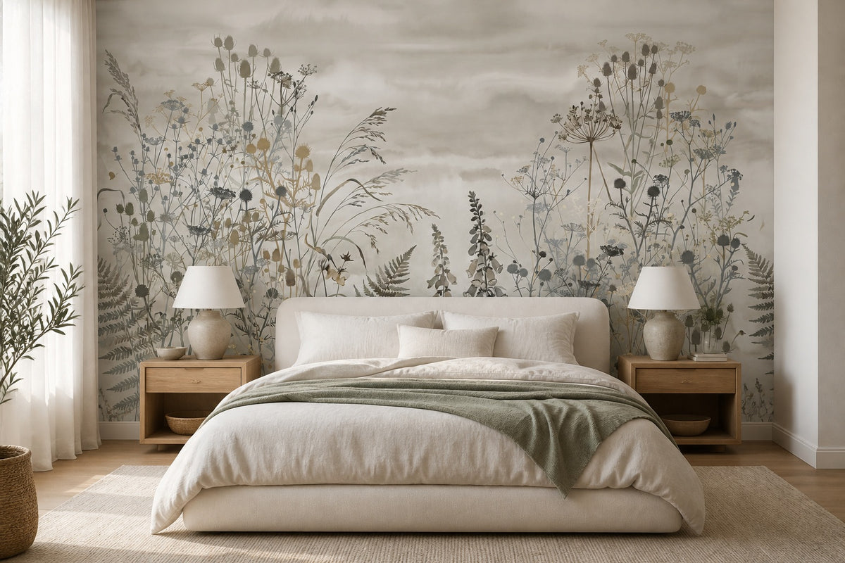green vintage jungle wallpaper bedroom custom peel and stick non woven vinyl removable