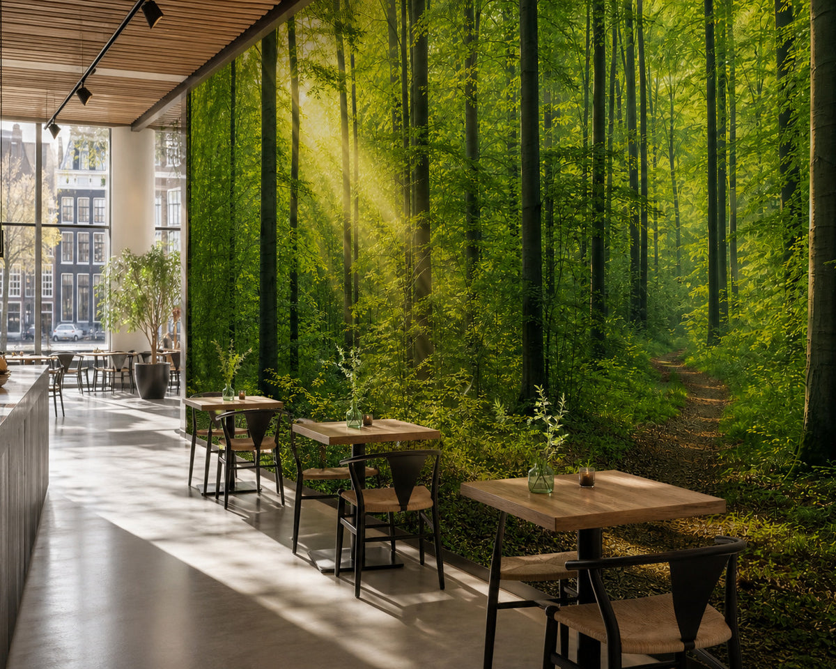 Green Design Wallpaper Mural product view