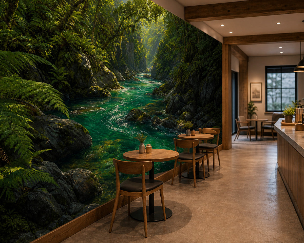 Green Design Wallpaper Mural product view