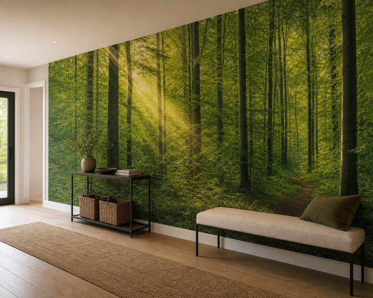 Green Design Wallpaper Mural product view