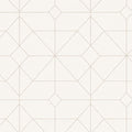 Taupe Grid Micro Wallpaper Mural