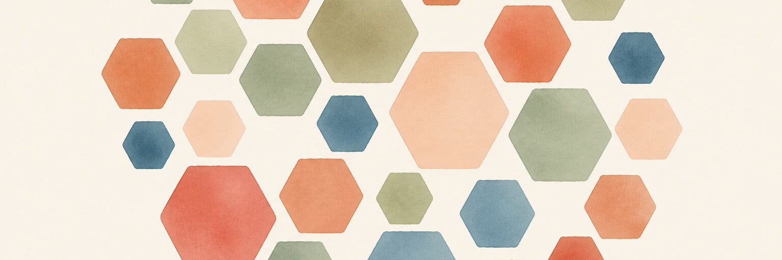 Sage Hexagon Wallpaper Mural