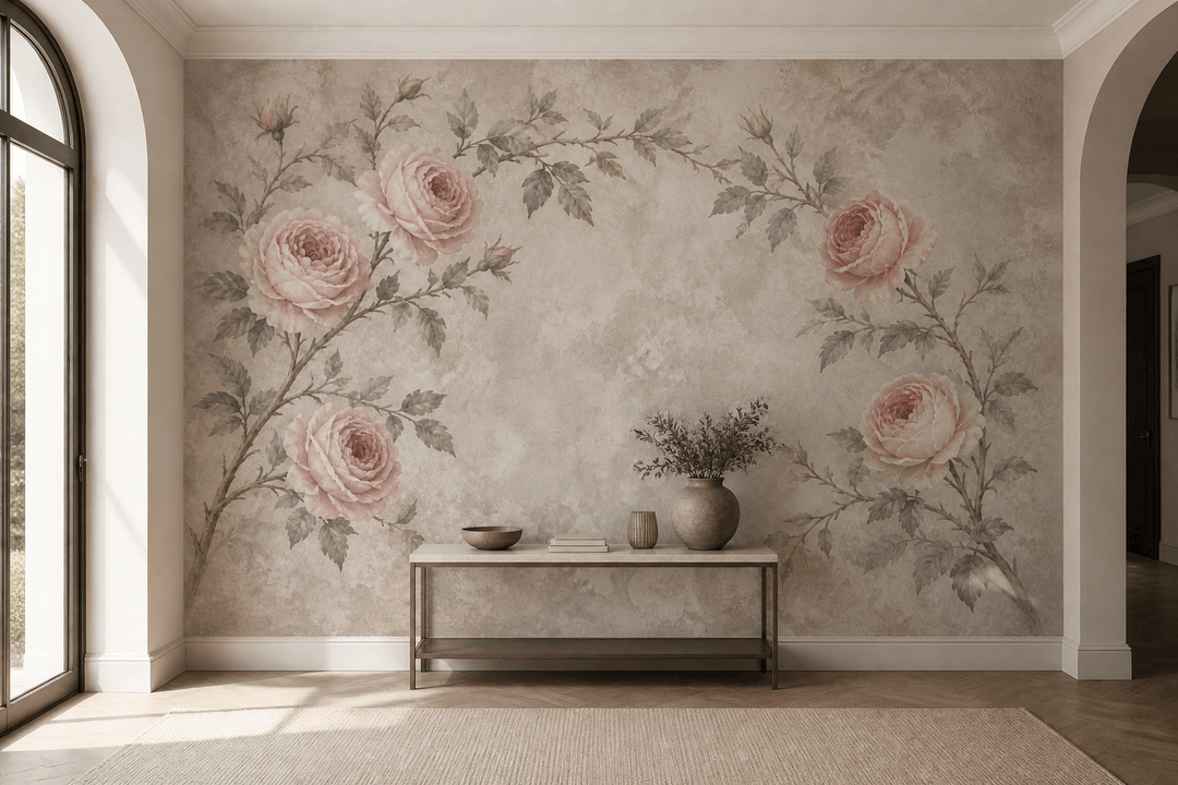 Rose Antique Wallpaper Mural product view