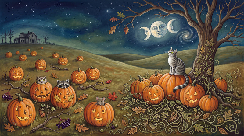 home navy pumpkins custom non woven vinyl peel and stick removable wallpaper mural sm