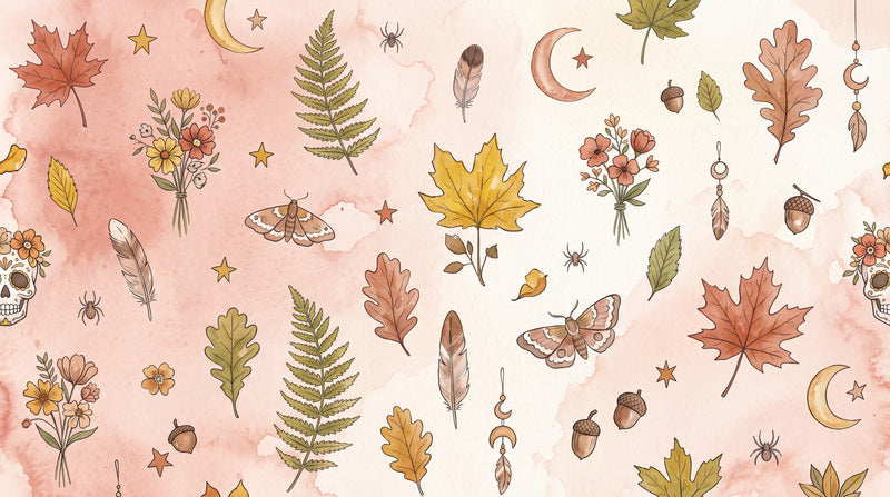 home peach leaves custom non woven vinyl stick on removable wallpaper mural sm