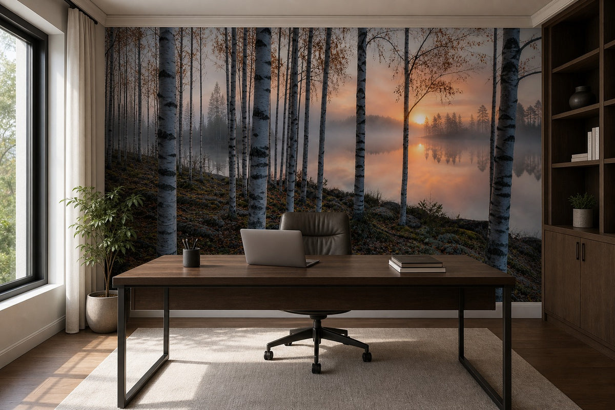 Exclusive Honey Birch Wallpaper Mural product view