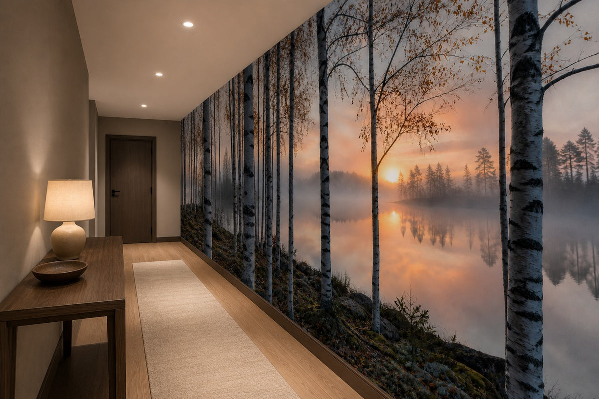 Exclusive Honey Birch Wallpaper Mural product view