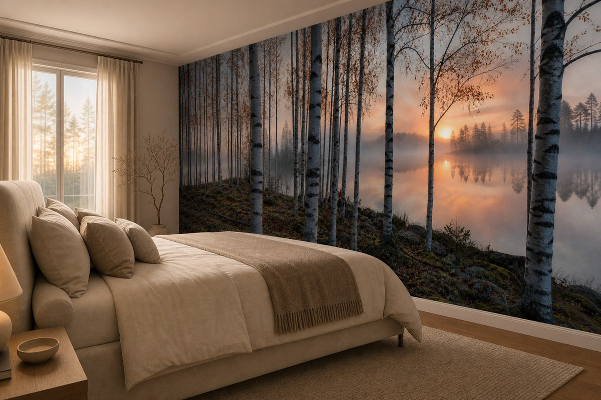 Exclusive Honey Birch Wallpaper Mural product view