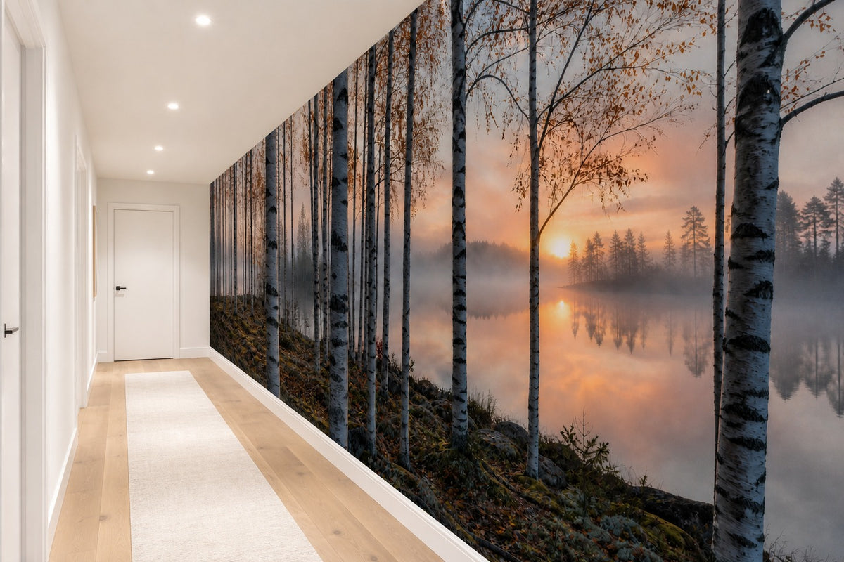 Exclusive Honey Birch Wallpaper Mural product view