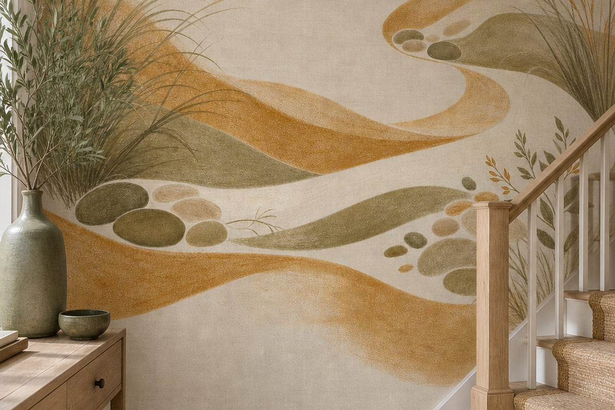 Honey Coastal Wallpaper Mural product view