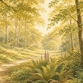 Exclusive Honey Fern Wallpaper Mural