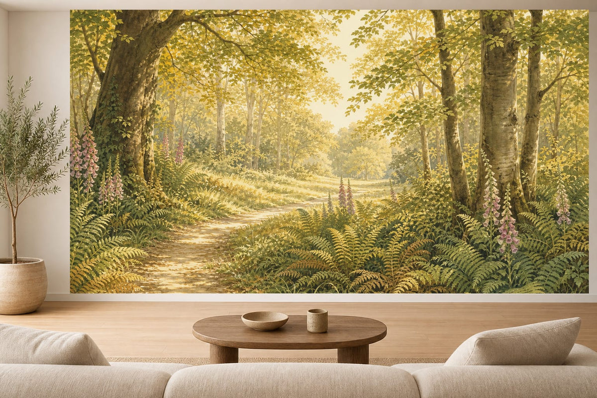 Exclusive Honey Fern Wallpaper Mural product view