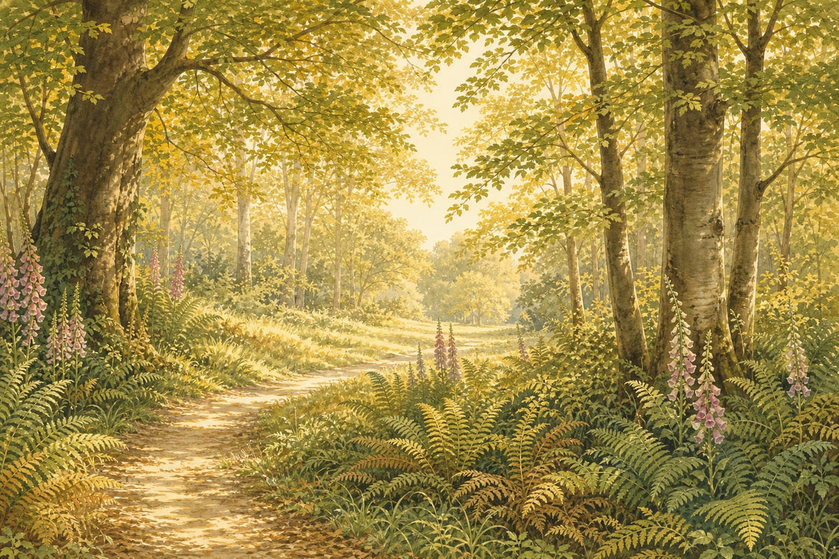 Exclusive Honey Fern Wallpaper Mural product view