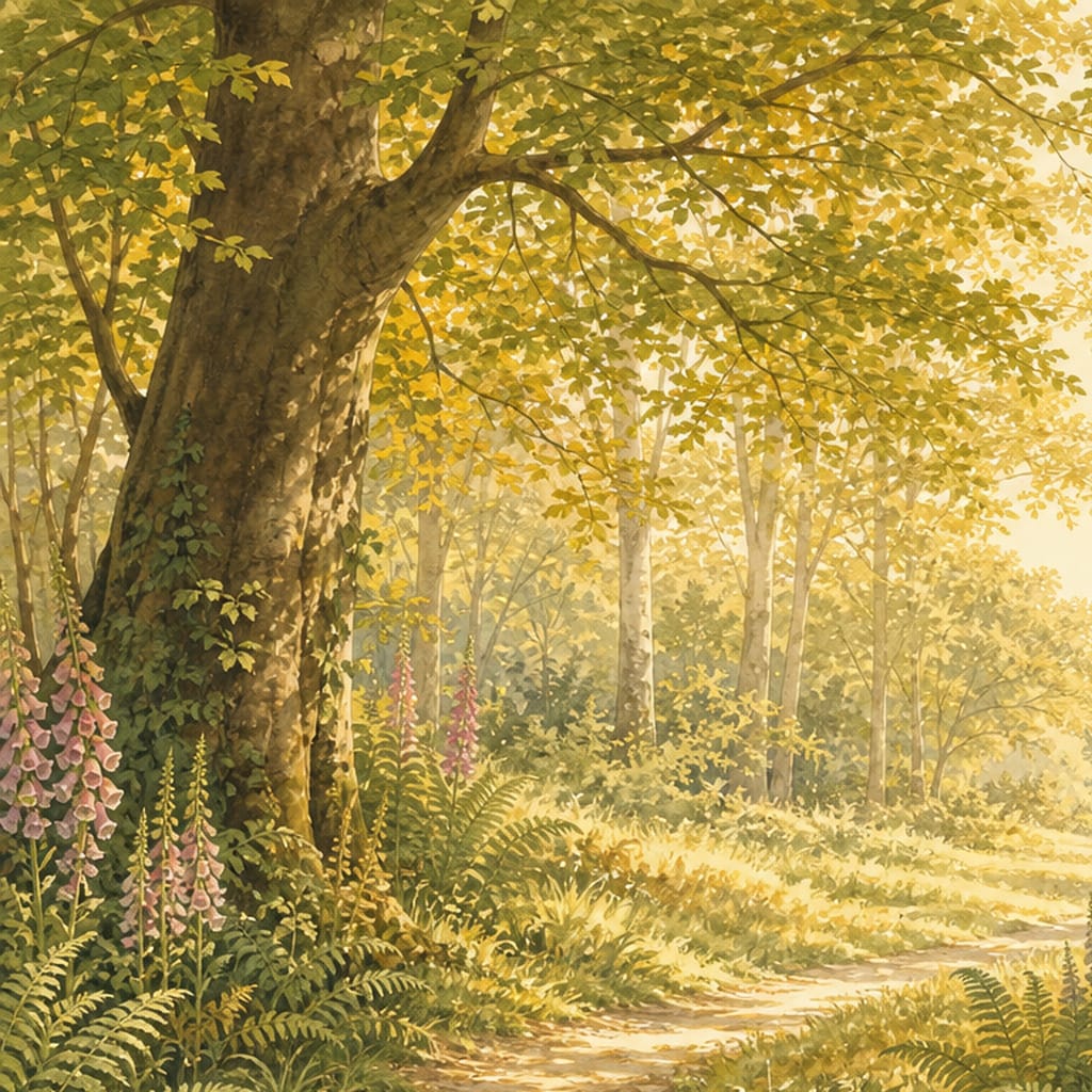 Exclusive Honey Fern Wallpaper Mural product view