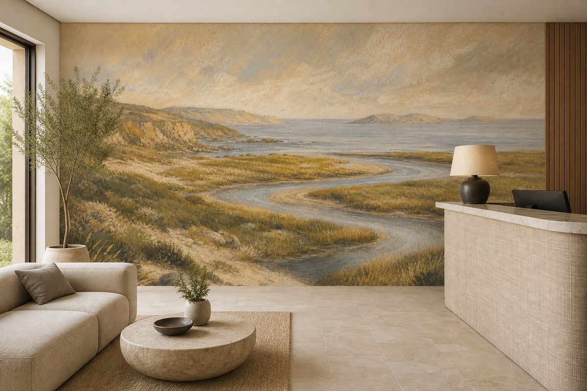 Honey Ocean Wallpaper Mural product view