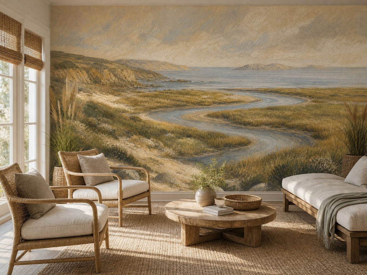 Honey Ocean Wallpaper Mural product view