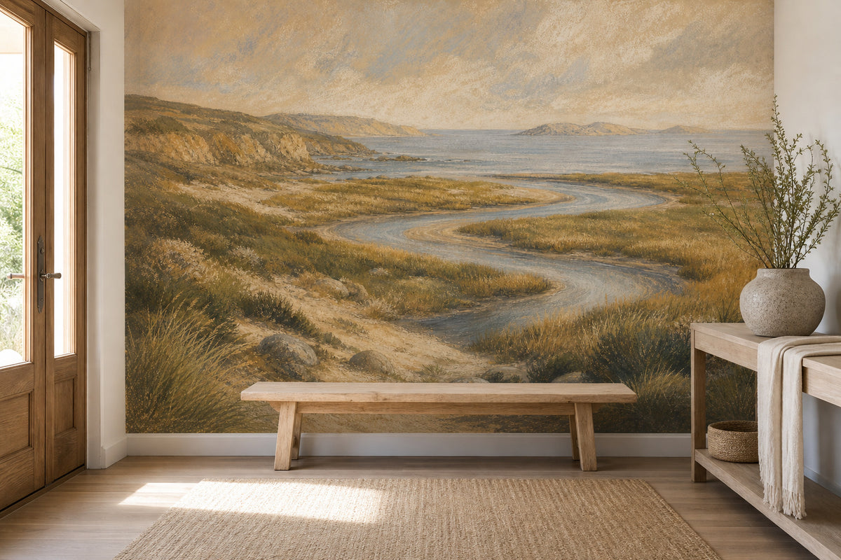 Honey Ocean Wallpaper Mural product view