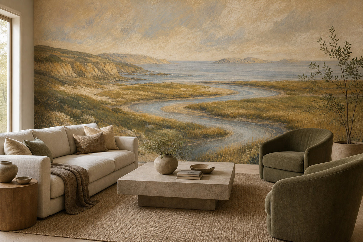 Honey Ocean Wallpaper Mural product view