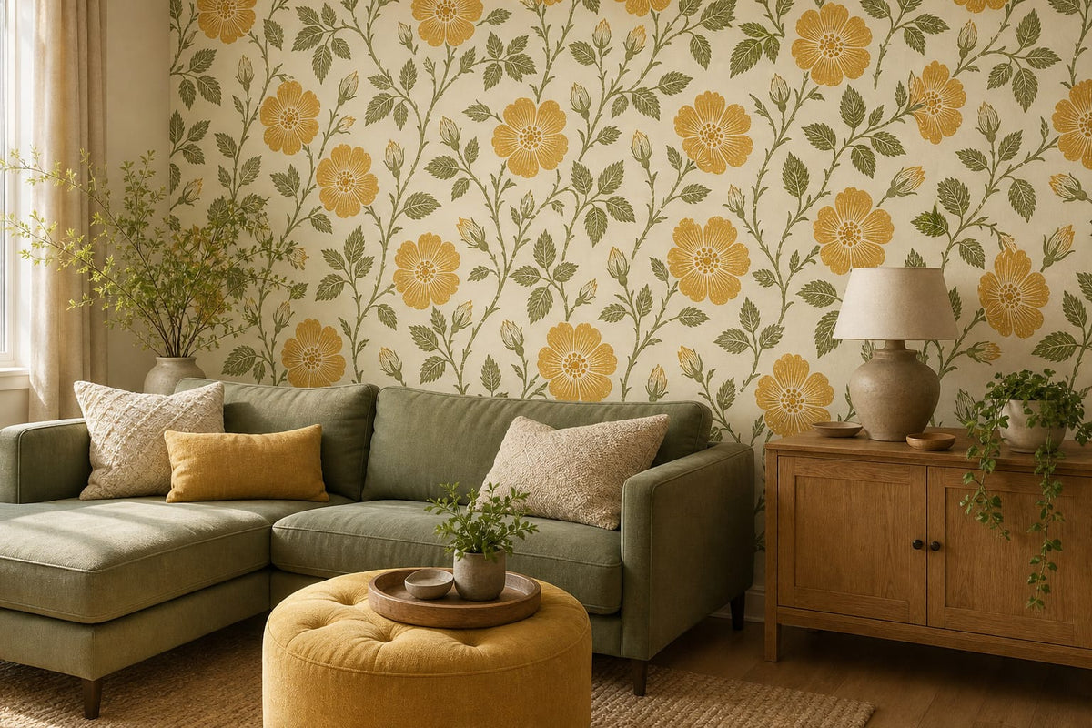 Rose Honey Wallpaper Mural product view