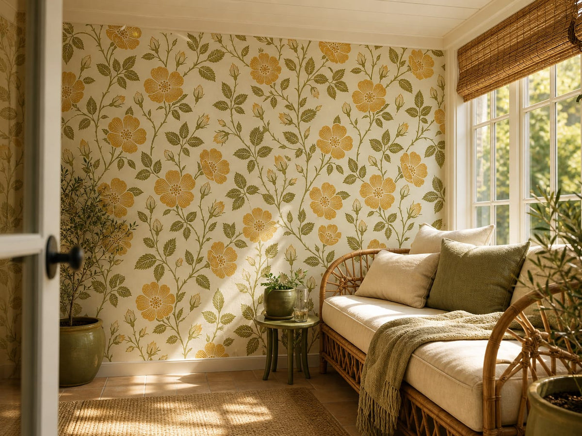 Rose Honey Wallpaper Mural product view