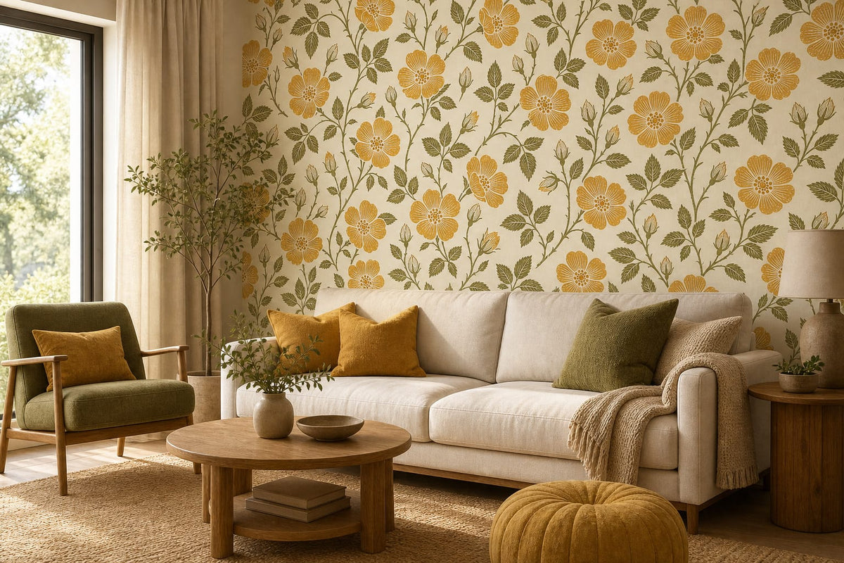 Rose Honey Wallpaper Mural product view