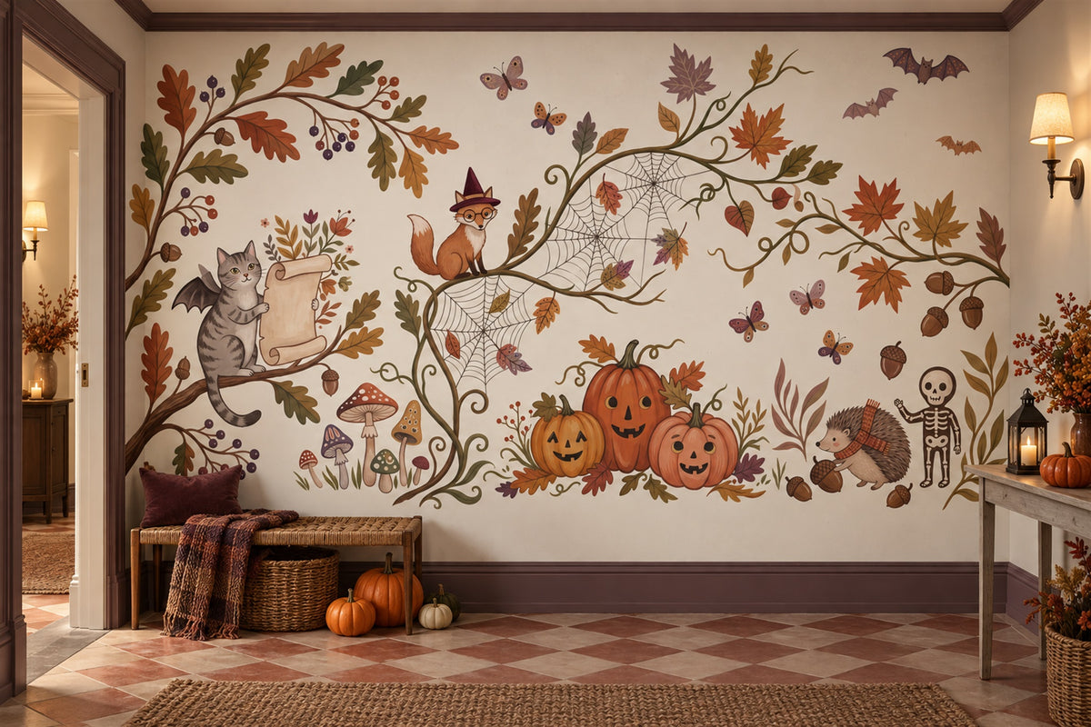 ivory animals custom self adhesive wallpaper mural entryway removable non woven vinyl