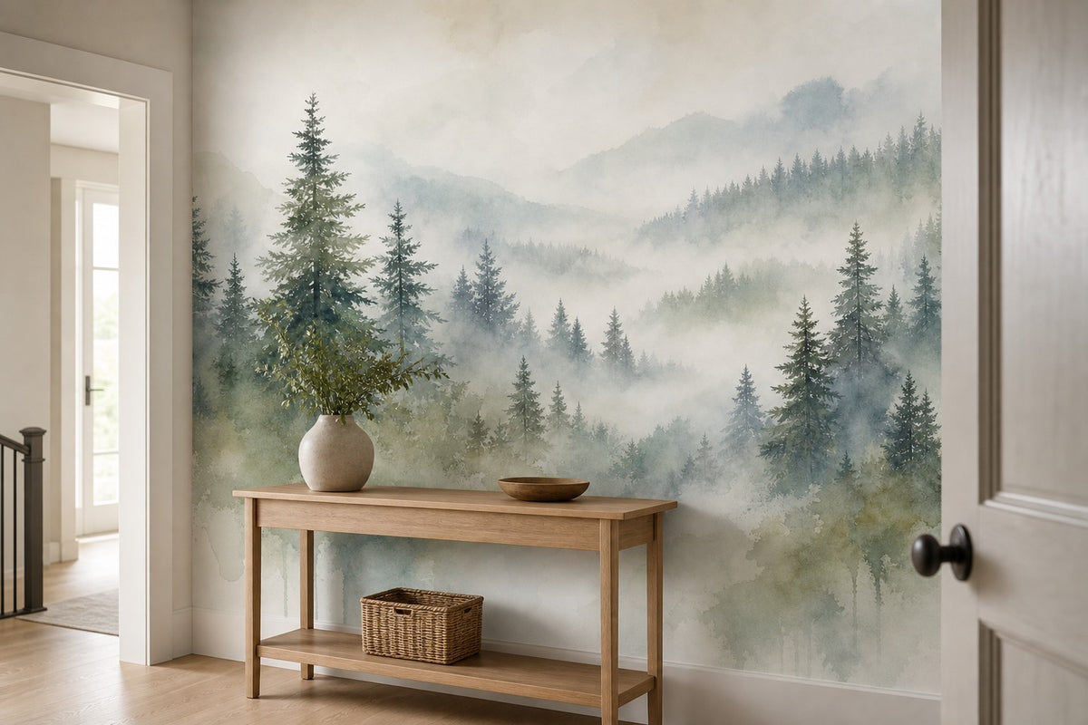 Ivory Exclusive Birch Wallpaper Mural product view