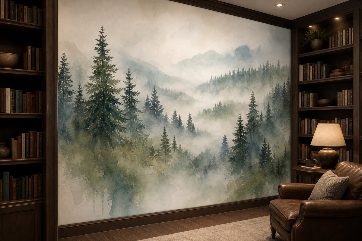 Ivory Exclusive Birch Wallpaper Mural product view