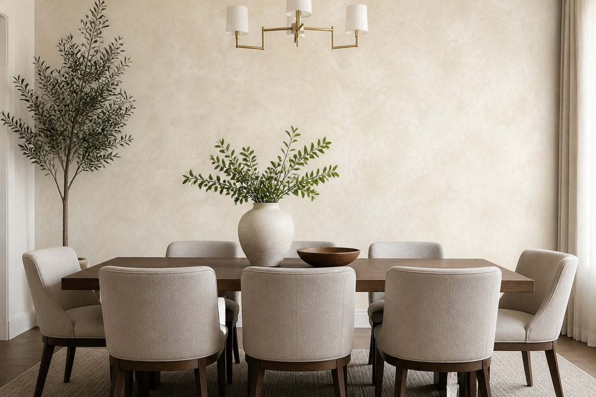 Ivory Chalk Wallpaper Mural product view