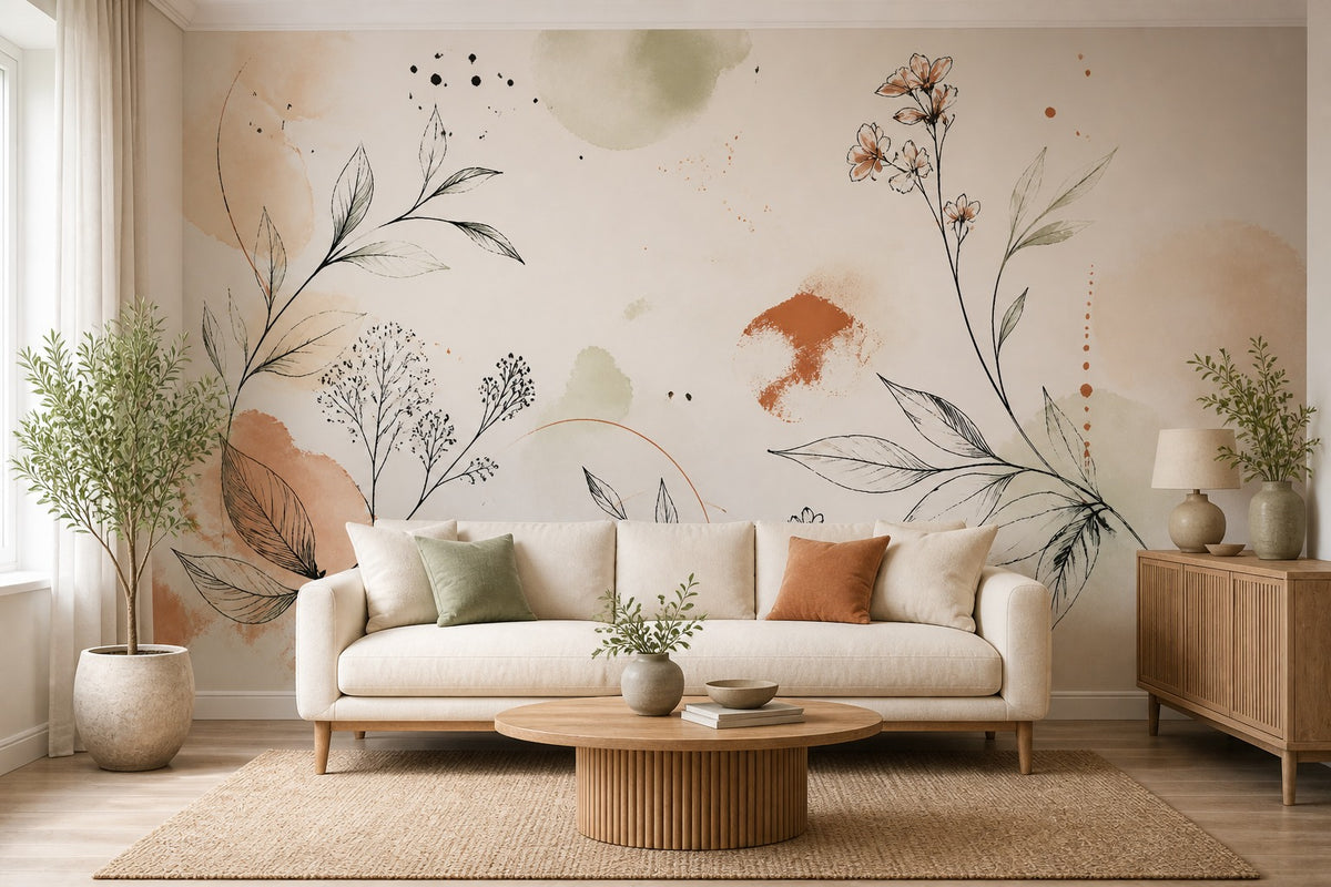 Ivory Design Wallpaper Mural product view