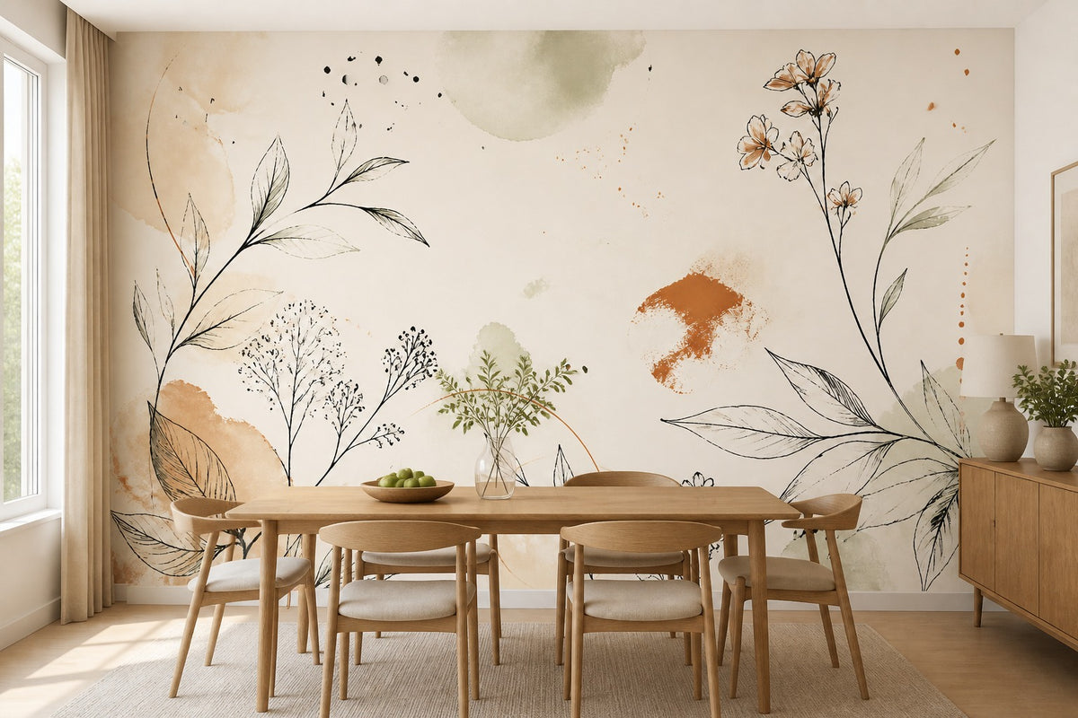 Ivory Design Wallpaper Mural product view