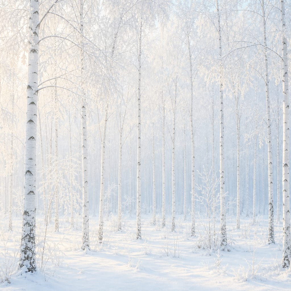 Ivory Frost Wallpaper Mural product view