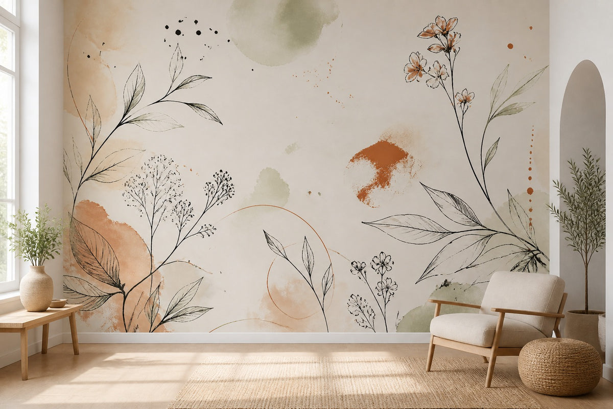 Ivory Design Wallpaper Mural product view