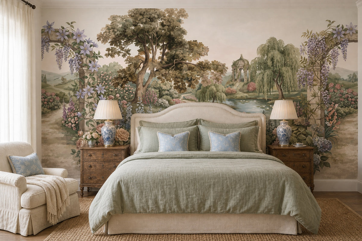 ivory leaf vintage jungle wallpaper bedroom custom stick on non woven vinyl removable