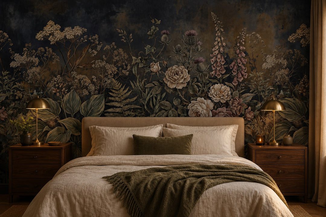 ivory leaf vintage jungle wallpaper bedroom custom stick on non woven vinyl removable