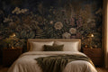 Blue Evening Rose Garden Wallpaper Mural