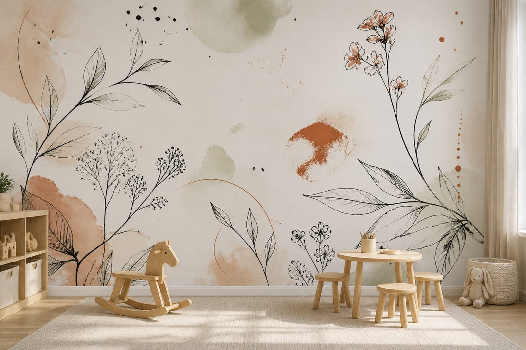 Ivory Design Wallpaper Mural product view