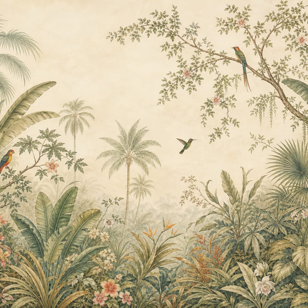 Ivory Design Wallpaper Mural product view