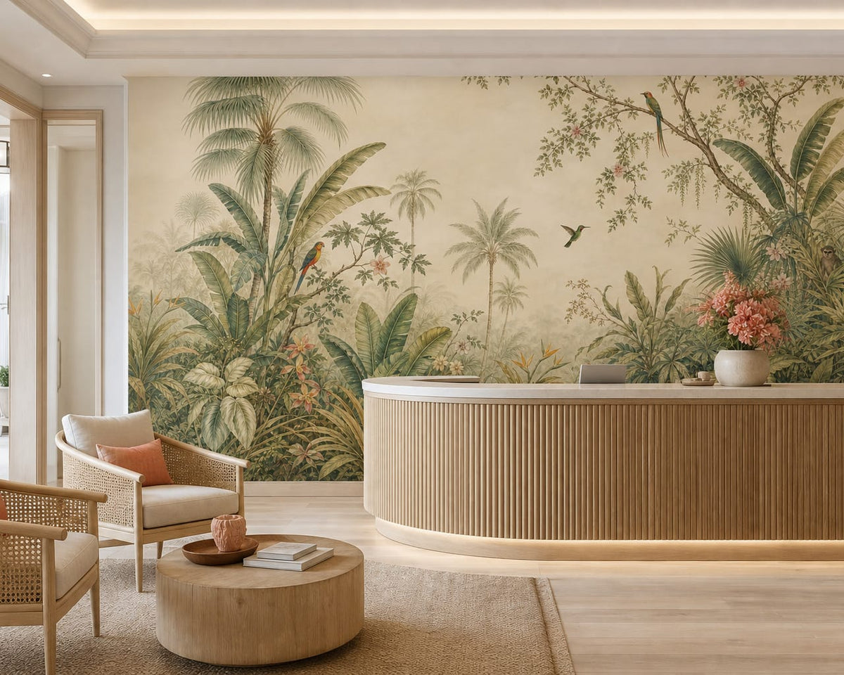 Ivory Design Wallpaper Mural product view